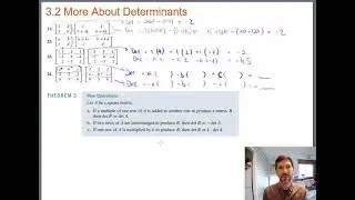 Properties of Determinants (Math 204 Section 3.2 video 1)