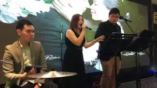 KL Mutiara Palace wedding gigs & emcee-Enlody Liveband 告白气球,All of Me , Have I told you lately
