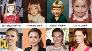 The childhood of a 100 famous actresses in the world