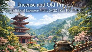 Incense and Old Prayers | Traditional Japanese Music (邦楽) | Zen Focus Music