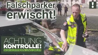 Parken in der Fußgängerzone? Teure Verwarnung für Falschparker! | Achtung Kontrolle
