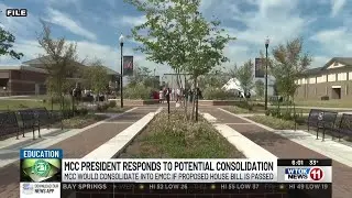 Local reaction from MCC President on the proposed House Bill of Junior college consolidation into...