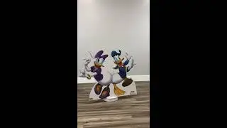 Donald Duck & Daisy Dancing Cardboard Cutout