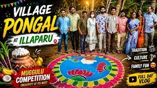 Ilaparru Kanuma Mugula Poti Vlog | Sankranti 2026 Village Festive Mood | Day 3 Part 1 #ridewithvinnu