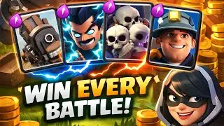 Top 3 Mega Knight Decks that can help you win ANY challenge 💥 #clashroyale #clashroyalegameplay 