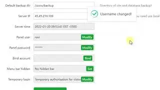 How To Change Username and Password of aaPanel Administrator