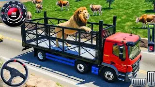 Real Zoo Transporter Truck Driving -Farm Cargo Animal Truck Transport Simulator - Android GamePlay