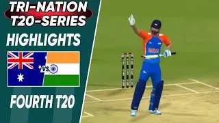 IND vs AUS Thriller 🔥 Abhishek Sharma 51 (16) | Tri-Nation Series | Real Cricket Swipe*