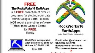 RockWorks16 EarthApps Slideshow - No Sound