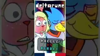 NOELLE VS BERDLY ?! #undertale #deltarune #doublage #noelle #berdly
