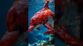 Sea Creatures + Gems (Shark, Dolphin, Blue Whale, Beluga Whale)