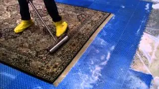 Karastan Rug Cleaning Step 5  - Fringe Cleaning (NY,NJ,CT)