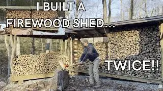 How I Improved My Firewood Storage After a Major Mistake!