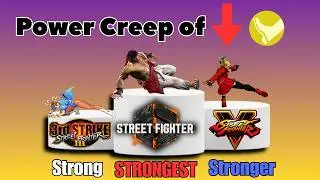 Street Fighter и нарастание силы удара ногой средней силы в приседе