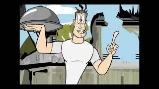 Mr. Darling (Tom Kenny) makes Cody and Roy Cheat Commandos O&rsquo;s for breakfast