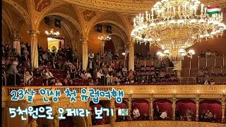 [유럽의누리🇭🇺] 9.  5천원에 오페라 보고🎭 중세온천 즐기는⛲️ 부다페스트 | 야경 피크닉, 다뉴브강, 헝가리 자유여행, 굴라쉬