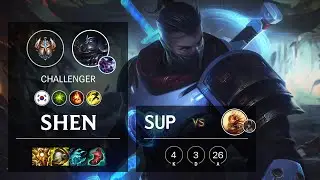 Shen Support vs Leona - KR Challenger Patch 11.24