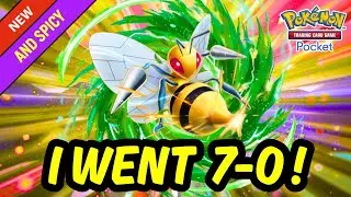 STING LIKE A BEE! 7-0 NEW BEEDRILL PHEROMOSA DECK DOMINATION! Pokémon TCG Pocket | 🚫 No Commentary 