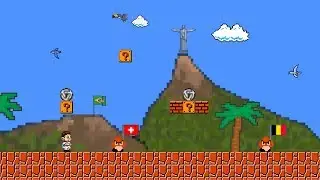 Messi x Mario Parody