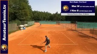 Amateur Tennis Tournament (LK Turnier) - First Round - Part of the Match (LK 18.9 vs LK 24.2)