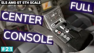 FULL CENTER CONSOLE on the SLS AMG FIFTH SCALE in ULTRASUEDE (Regular Progress Update #21)