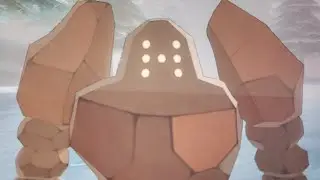 i got a shiny regirock first try ! ✨️