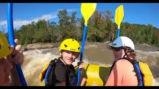 Running the rapids, Great Falls SC Whitewater!