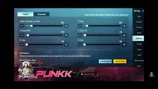 punkk sensitivity#bgmi#punkk