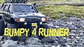 Toyota 4 Runner Driving on a Bumpy Road | Kyosho Mini Z 4x4
