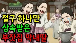 조선민담 | 절구 하나만 상속받은 부잣집 막내딸,조선시대 남원 고을, 부잣집 세 딸의 놀라운 이야기| 민담 | 야담 | 한국고전 | 조선시대 | 옛날이야기 | 잠잘때 듣는 이야기