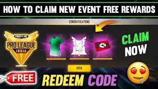 Pro League Free Rewards | Free Fire Redeem Code | Pro League Redeem code