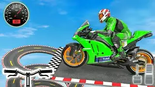 Police Moto Chase Crime Simulator - Cop City Patrol Indian Bike Driving 3D : Android Gameplay