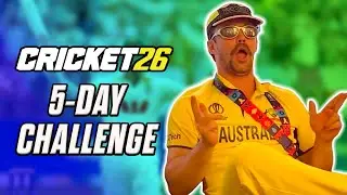 LIVE | CRICKET 26 (PS5) | The 5 Day Ashes Batting Challenge!
