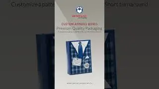 Give your apparel brand a tangible #customized look with custom #apparel  packaging #boxes #canada