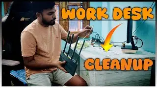 My Work Desk? | Clean🫡| Setup😊| Namaste DS