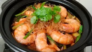 UDANG DAN SOUN JADI MENU FAVORITE  || SRIMP VERMICELLI RECIPE