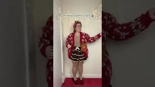 Christmas Outfits 2024 🎄 #shorts #plussize #christmas