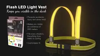 Flash LED Light Band and Vest