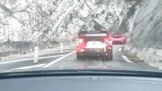 WRC Rally Monte Carlo. Chasing rally cars on public roads in France. Subscribe for more!