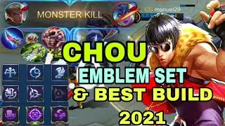 Chou Emblem Set 2021 | Chou Best Build & Gameplay 2021 (MLBB)