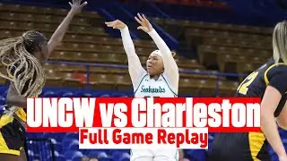 UNCW vs Charleston Women's Basketball Full Game Replay | 2025 CAA Basketball