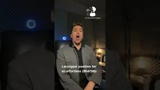 Correct laryngeal position for effortless high notes