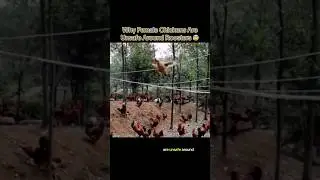 Why Female Chickens Are Unsafe Around Roosters 😰 #interesting
