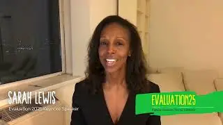 Meet Evaluation 2025 Keynote Speaker Sarah Lewis
