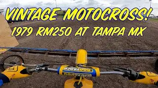 VINTAGE MOTOCROSS! 1979 Suzuki RM250 at Tampa MX