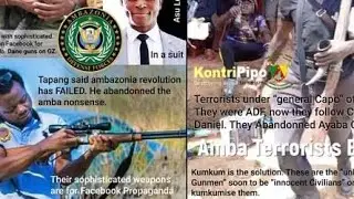 #AMBazonia Activist Comanding Amba boys to Disrupt Schools in The Anglophone zone. Exposed by Clovis