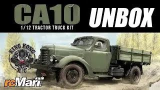 King Kong RC 1/12 Scale CA10 ZIS-150 4X2 Tractor Truck Kit Unbox!