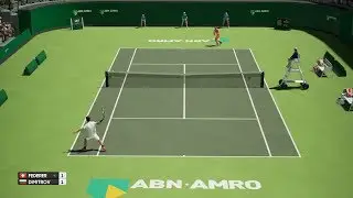 AO Tennis - Roger Federer vs Grigor Dimitrov - ABN Amro Rotterdamn - PS4 Gameplay