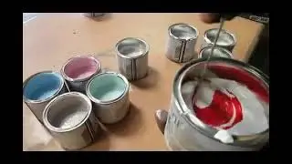 Colorants Mixing into water based Paints. Universal industrial Colorants. Regent Paints Inc, USA.