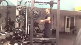 Sam Goff TSA training week 10 day 5 paused squat 295x3